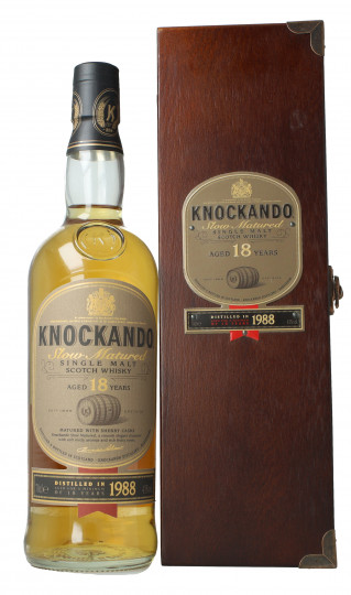 Knockando Speyside  Scotch Whisky 18 year old 1988 70cl 43% OB-