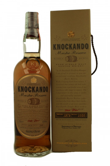 Knockando Speyside Scotch Whisky 1979 2000 70cl 43% OB  -Oak Butt
