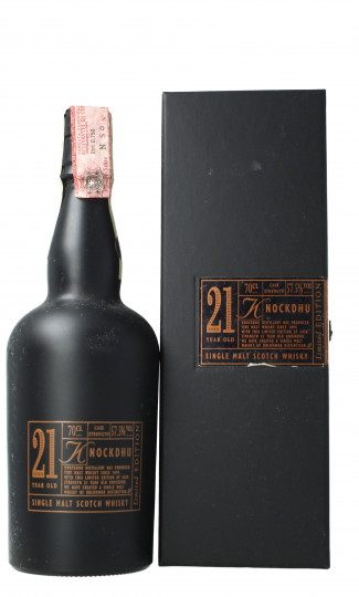 Knockdhu Speyside Scotch Whisky 21 Year Old Bottled 1999 70cl 57.5% OB-Limited edition