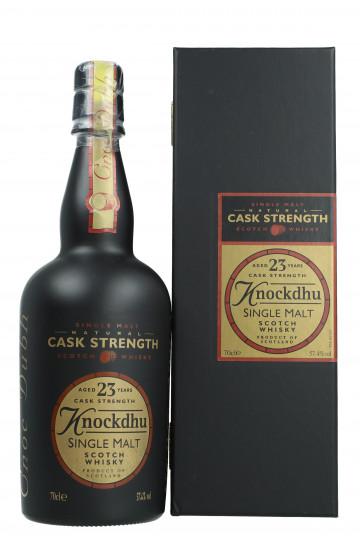 Knockdhu Speyside  Scotch Whisky 23 Year Old 1978 2001 70cl 57.4% Ob-