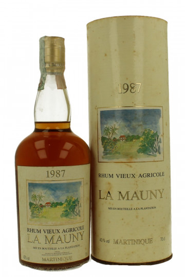 La Mauny Rhum Vieux 1987 70cl 43% - Rhum Vieux Agricole