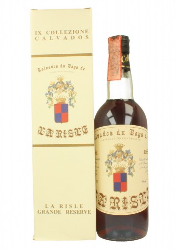 LA RISLE  Calvados Grand Reserve  Bot.1992 70cl 42% Moon Import