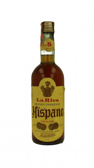 LA RIVA BRANDY JEREZANO HISPANO 5 ANOS 75 CL 40%