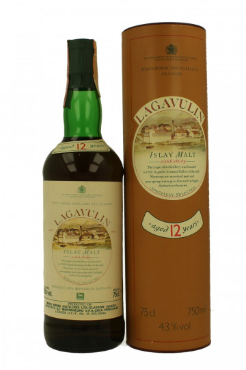 LAGAVULIN 12 years Old Bot in The 80's 75cl 43% OB- Cream Label