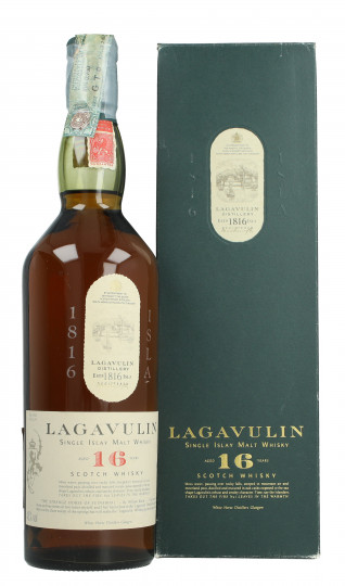LAGAVULIN 16 years Old - Bot.90's 70cl 43% OB- White Horse