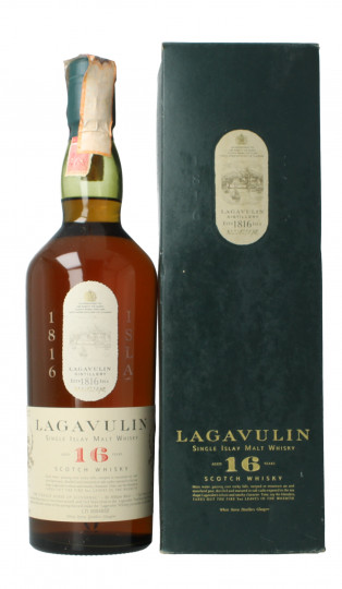 LAGAVULIN 16 years Old - Bot.90's 70cl 43% OB- White Horse