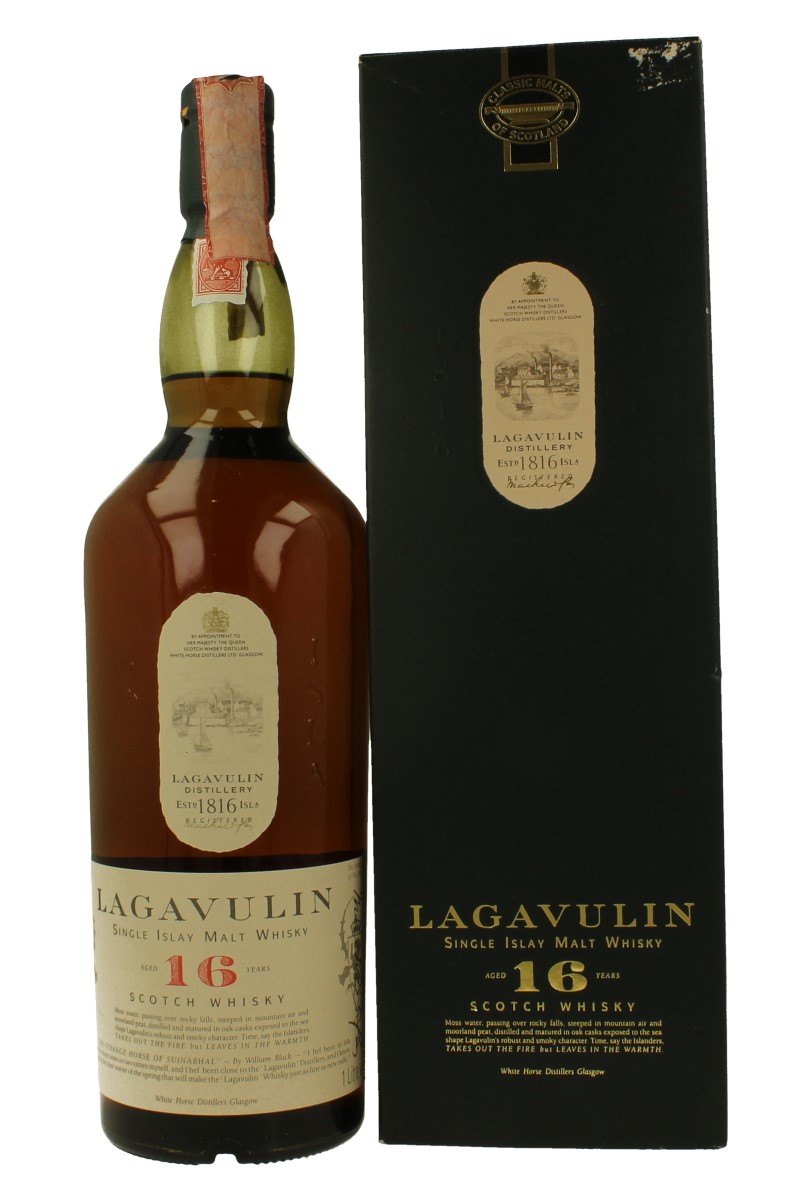 LAGAVULIN 16 Years Old Bot in The 90's 100cl 43% OB- White Horse Distillery  - Products - Whisky Antique, Whisky & Spirits