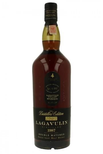 LAGAVULIN 1987 2003 100cl 43% The Distillers Edition - DOUBLE MATURED LGV 4/491