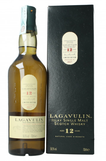 Lagavulin Islay  Scotch whisky 12 Year old 70cl 57.8% Release 2017