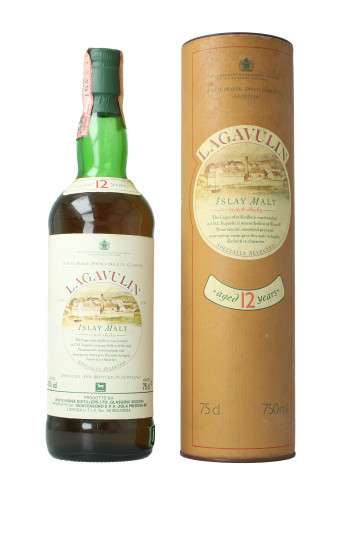 Lagavulin Islay  Scotch whisky 12 Years Old Bot.80's 75cl 43% OB - Montenegro Imp.