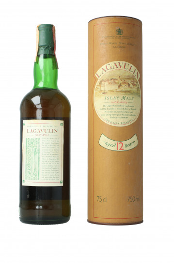 Lagavulin Islay  Scotch whisky 12 Years Old Bot.80's 75cl 43% OB - Montenegro Imp.