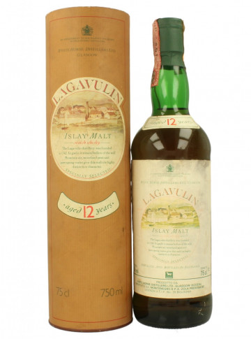 Lagavulin Islay  Scotch whisky 12yo Bot.80's 75cl 43% OB - Montenegro Imp.