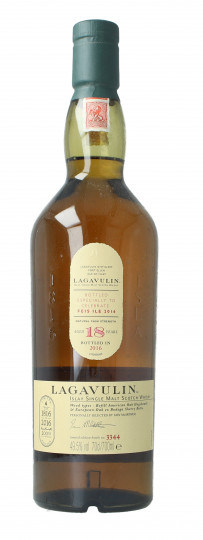 Lagavulin Islay  Scotch whisky 18 Year old 70cl 49.5% OB - Feis Ile 2016