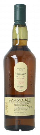 Lagavulin Islay  Scotch whisky 18 year old 70cl 53.5% OB - The distillery Team selection