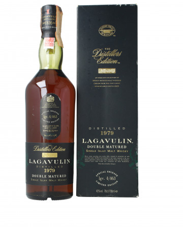 Lagavulin Islay  Scotch whisky 1979 70cl 43% OB-Double matured