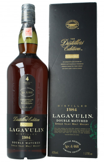 Lagavulin Islay Scotch Whisky 1984 100cl 43% OB-Double matured