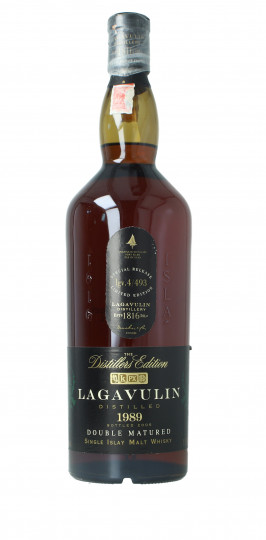 Lagavulin Islay  Scotch whisky 1989 2005 1 litre 43% OB-Double matured