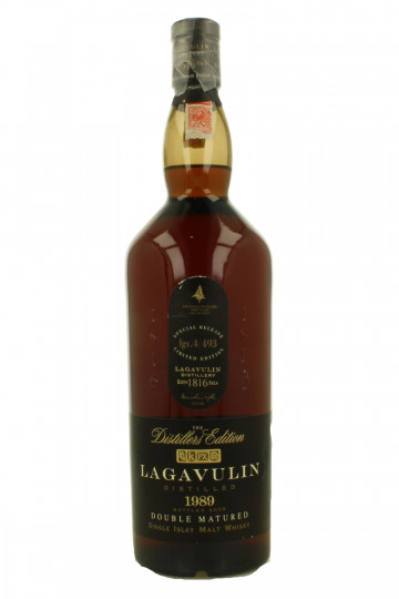 Lagavulin Islay  Scotch whisky 1989 2005 100cl 43% OB-Double matured