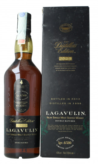 Lagavulin Islay  Scotch whisky 1996 2012 70cl 43% The Distiller edition