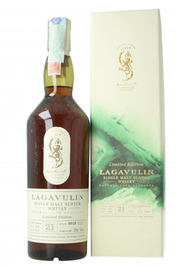 Lagavulin Islay  Scotch whisky 21 Year old 1991 2012 70cl 52% LIMITED EDITION