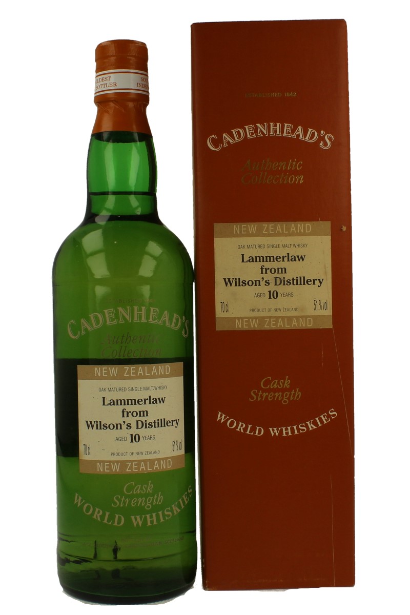 LAMMERLAW New Zealand single malt 10yo 70cl 51% Cadenhead's