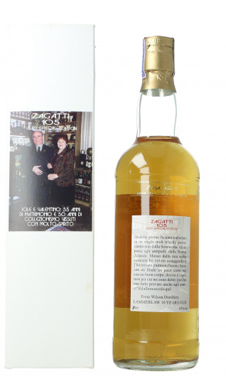 Lammerlay New Zeland  Whisky 10 year old 70cl 43% High Spirits  -Zagatti 105 Special Edition
