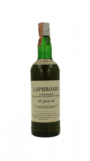 LAPHROAIG 10 Years Old - Bot.70's 75cl 43% UNBLENDED BONFANTI IMPORT