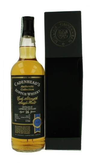 LAPHROAIG 16 years old 1998 2015 70cl 57.5% Cadenhead's - Authentic Collection