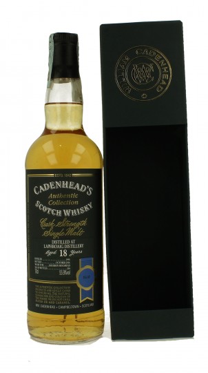 LAPHROAIG 18 years old 1998 2016 70cl 55.9% Cadenhead's - Authentic Collection