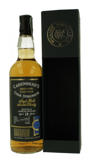 LAPHROAIG 19 years old 1998 2018 70cl 53.4% Cadenhead's - Authentic Collection