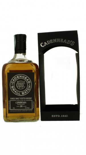 LAPHROAIG 20 years old 1998 2018 70cl 54.3% Cadenhead's - Small Batch