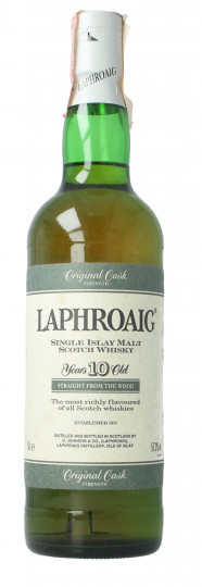 LAPHROAIG   Islay Scotch Whisky 10 year old 70cl 57.3% OB-  Cask Strength