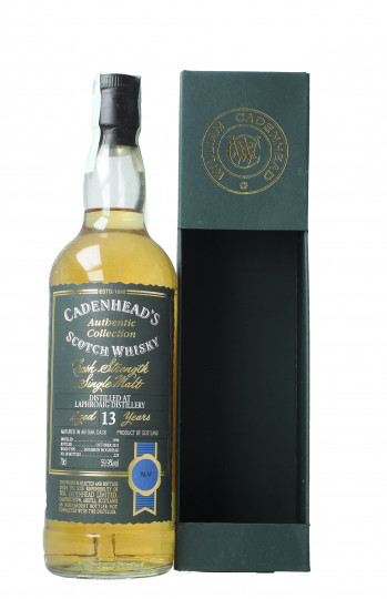 Laphroaig Islay  Scotch Whisky 13  Years Old 1998 2011 70cl 59.9% Cadenhead - Authentic  Collection