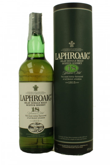 Laphroaig  Islay  Scotch whisky 18 Years old bottled pre 2013 70cl 48 % OB-