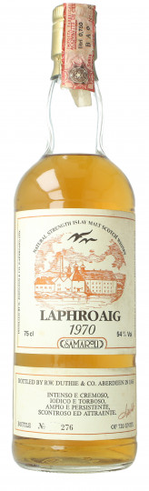 LAPHROAIG   Islay Scotch Whisky 1970 75cl 54% SAMAROLI -