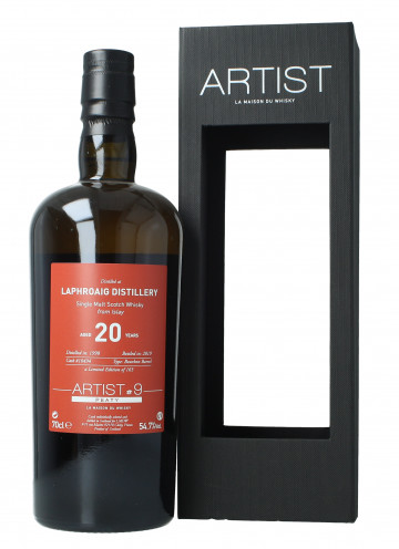 LAPHROAIG   Islay Scotch Whisky 20  Years old 1998 2019 70cl 54.7% LMDW Artist cask 10494