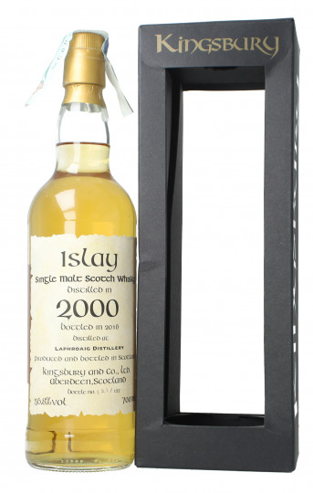 Laphroaig  Islay Scotch Whisky 2000 2016 70cl 56.8% Kingsbury -only 127bts