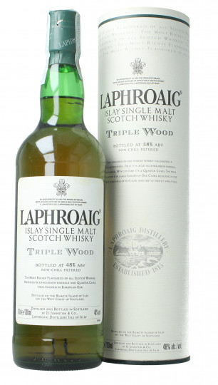 Laphroaig Islay  Scotch Whisky 2010 circa 1 litre 48% Triple Wood