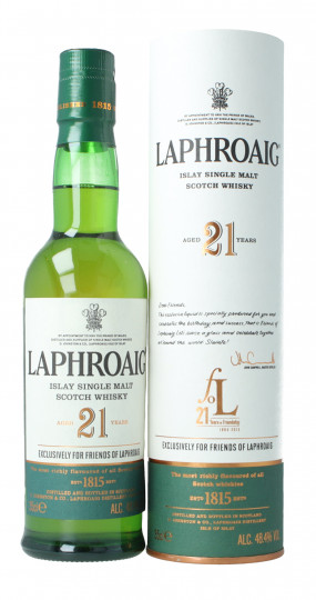 Laphroaig Islay  Scotch Whisky 21 Years Old 1993 35cl 48.4% OB-Friends of Laphroaig First fill Bourbon cask