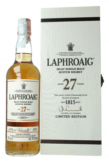 LAPHROAIG   Islay Scotch Whisky 27 year rold 70cl 41.70% OB - Cask Strength Edition