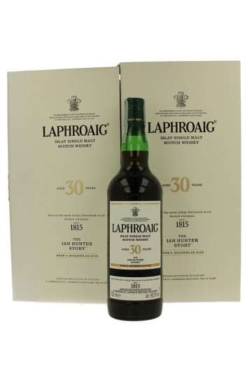 Laphroaig Islay  Scotch Whisky 30 year old 2020 70cl 48.2% - OB Book 2 : The Ian Hunter Story