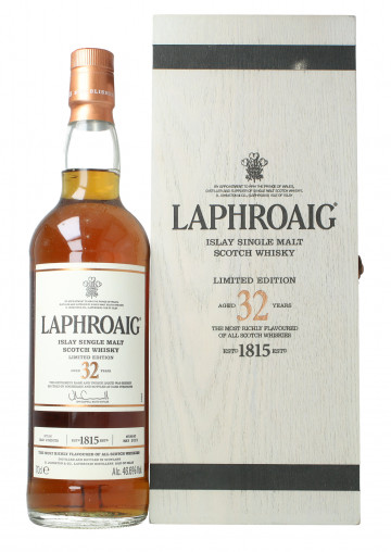LAPHROAIG   Islay Scotch Whisky 32 year old bottled 2015 75cl 46.6% OB-