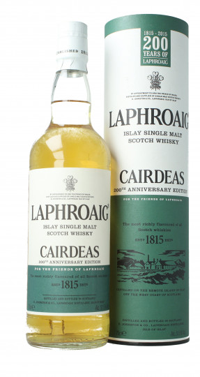 Laphroaig  Islay Scotch Whisky 70cl 43% OB-Cairdeas 200th anniversary edition