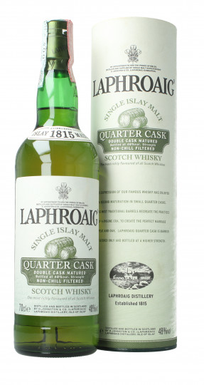 Laphroaig  Islay Scotch Whisky 70cl 48% OB-Qaurter cask