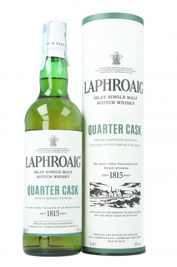 Laphroaig Islay  Scotch Whisky 70cl 48% Quarter cask