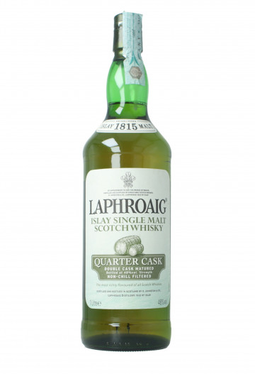 Laphroaig Islay  Scotch Whisky old version Pre 2017 1 litre 48% Quarter cask