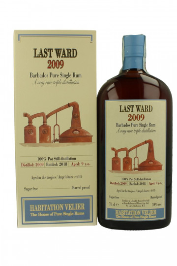 LAST WARD 9yo 2009 2018 70cl 59% Velier Habitation Agend in Tropics - Angel Share >64%