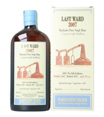 Last Ward Barbados Pure Rum 10 Years Old 2007 2017 70cl 59% Velier -HABITATION