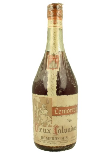 LE MORTON Calvados 1926 Bot.70's 70cl 40%