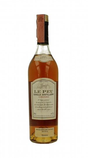 Le Peu Single Distillery Cognac Hennessy Bot in The 90's early 2000 70cl 40%